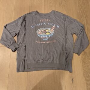 Gray Ramen Club Sweatshirt